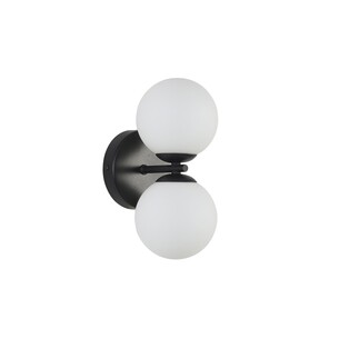 OL54292BK - OBERON.2 Twin Black with Opal Ball Up and Down OL54292BK