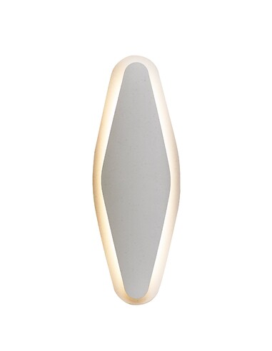 SANTIAGO Interior Wall Light 12W Tri-Colour White SANTIAGO