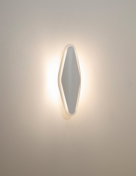 SANTIAGO Interior Wall Light 12W Tri-Colour White SANTIAGO