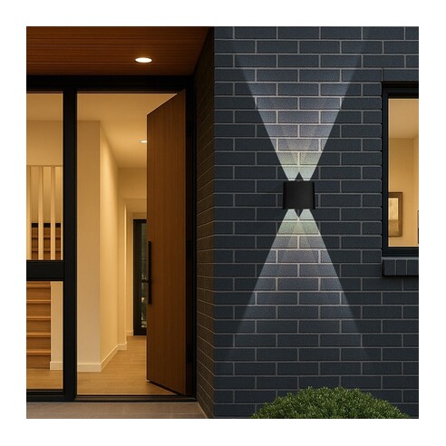 EYVOR EXWB4-BK - EYVOR 4 LIGHT WALL LIGHT - BLACKEYVOR EXWB4-BK