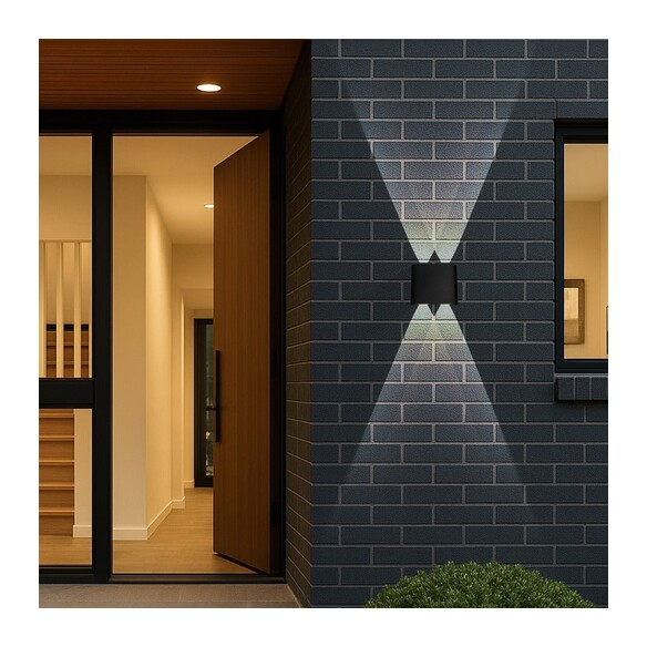 EYVOR EXWB4-BK - EYVOR 4 LIGHT WALL LIGHT - BLACKEYVOR EXWB4-BK