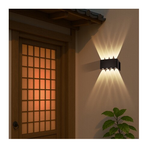EYVOR EXWB8-BK - EYVOR 8 LIGHT WALL LIGHT - BLACKEYVOR EXWB8-BK