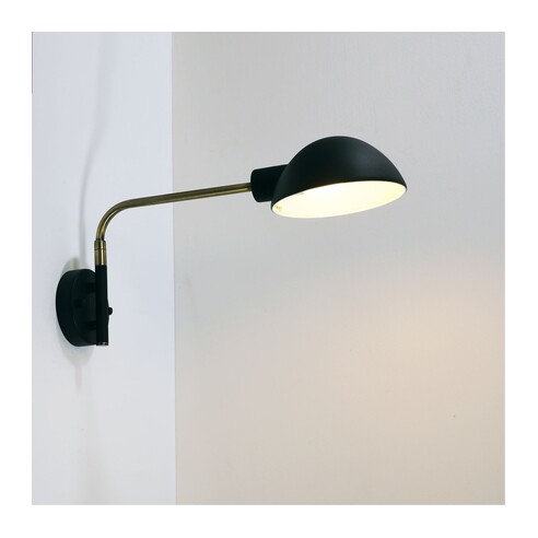 OL69379BK - KLAS Black and Antique Brass Swing OL69379BK