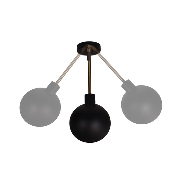 OL69379BK - KLAS Black and Antique Brass Swing OL69379BK