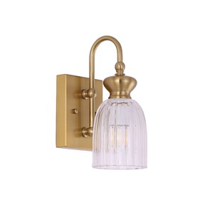 SINO-W1 - SINO Interior Ellipse Single Clear Glass Shade SINO-W1