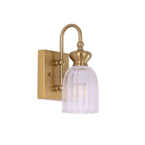 SINO-W1 - SINO Interior Ellipse Single Clear Glass Shade Wall Lights