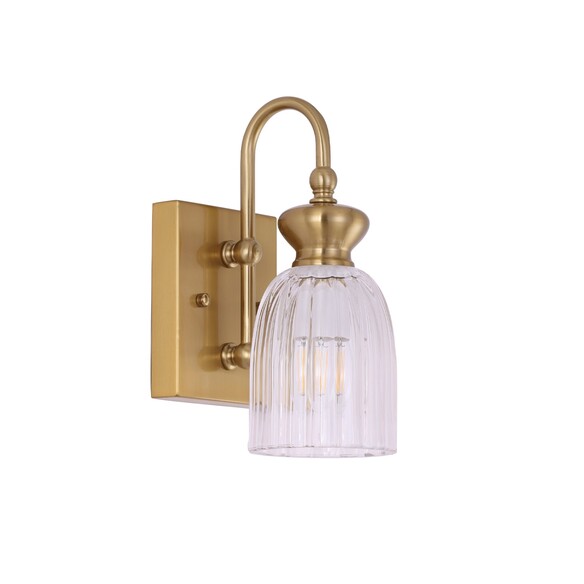 SINO-W1 - SINO Interior Ellipse Single Clear Glass Shade Wall Lights