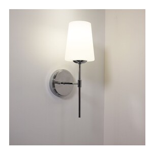 OL69463CH - KINBURY Chrome with Opal Matt Glass E27 Wall OL69463CH