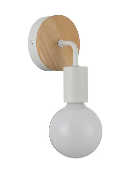 SOLO1 Interior Wall Light Round Black - SOLO1