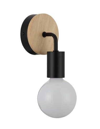 SOLO1 Interior Wall Light Round Black - SOLO1SOLO1