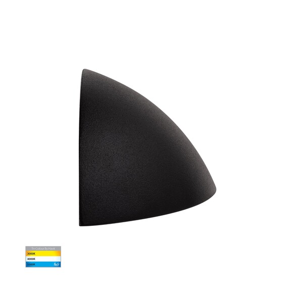 HV3253T-BLK-12V - Curva Black LED Step LightHV3253T-BLK-12V
