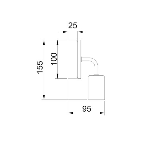 SOLO2 - SOLO Interior Iron Bracket with Round SOLO2