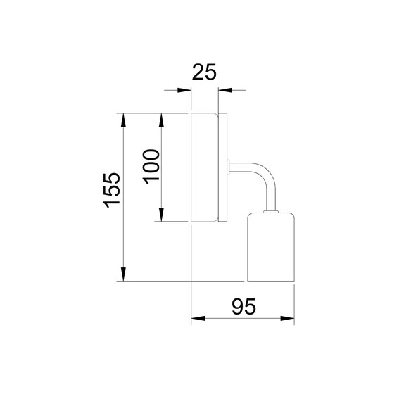 SOLO2 - SOLO Interior Iron Bracket with Round SOLO2