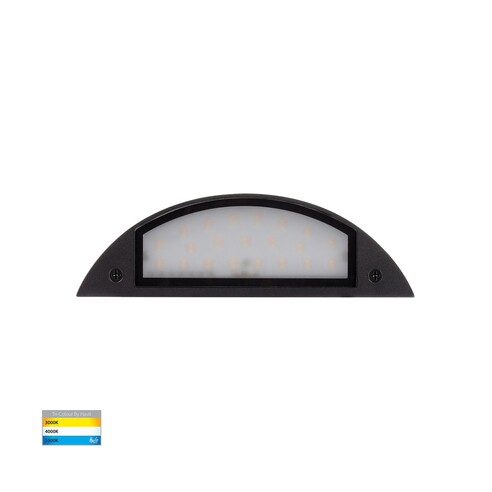 HV3253T-BLK-12V - Curva Black LED Step LightHV3253T-BLK-12V