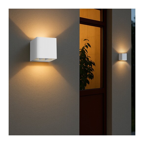 FLIP2 EX-WH - FLIP II EXTERIOR WALL LIGHT - WHITEFLIP2 EX-WH