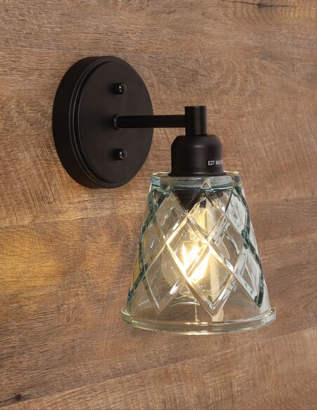 OL69491BL Interior Wall Light Black - OL69491BL