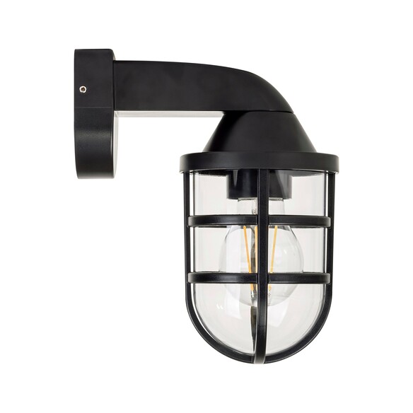 HV3511W-BLK - HV3511W-Black - Marina Polycarbonate Black Wall Light