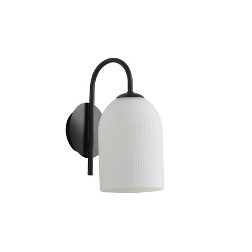 OL69551BK - ARLEY Black with Ribbed Opal Matt OL69551BK