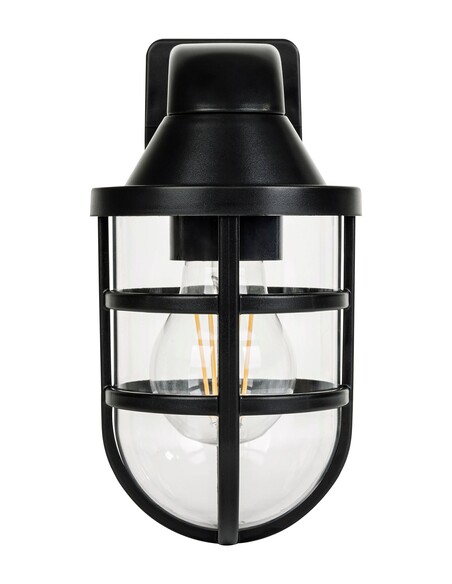 MARINA Black Polycarbonate Wall Light - HV3511W-BLK