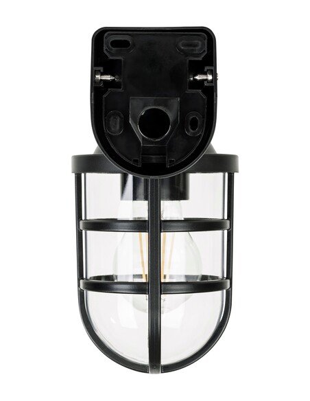 MARINA Black Polycarbonate Wall Light - HV3511W-BLK