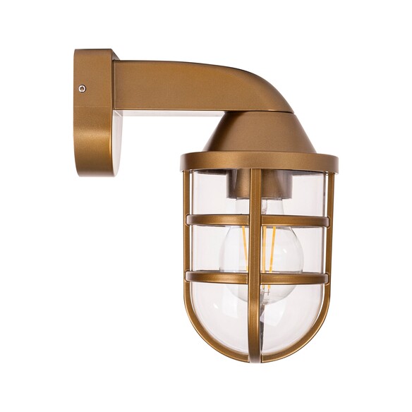 HV3511W-PB - Marina Polycarbonate Brass Wall Light