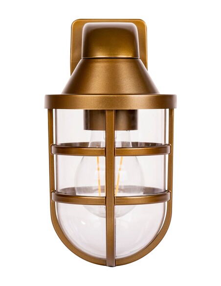 MARINA Brass Coloured Polycarbonate Wall Light - HV3511W-PB