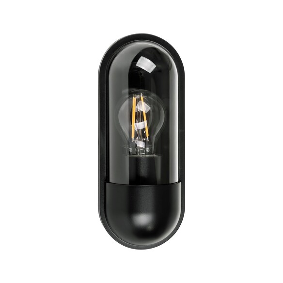 HV3512W-BLK - HV3512W-Black- Lume Polycarbonate Black Wall Light