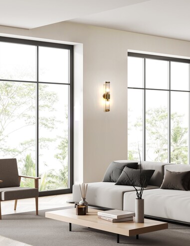 TIEMPO3 Up & Down Wall Light Chrome - TIEMPO3TIEMPO3