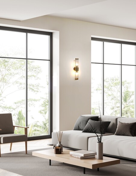 TIEMPO3 Up & Down Wall Light Chrome - TIEMPO3TIEMPO3