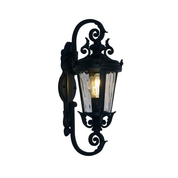 OL7381BK - ALBION Black IP44 E27 Traditional OL7381BK