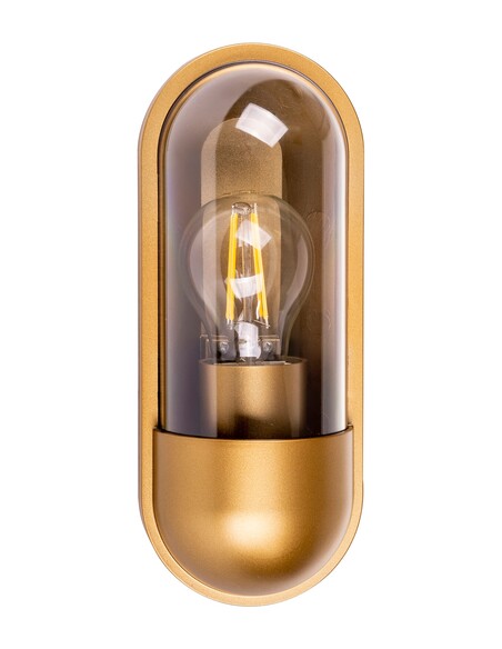 LUME Brass Coloured Polycarbonate Wall Light - HV3512W-PB