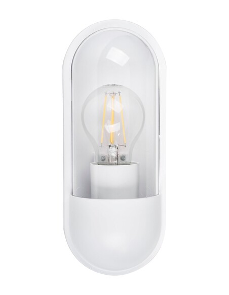 LUME White Polycarbonate Wall Light - HV3512W-WHT