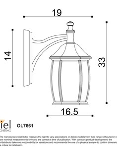 OL7661WH Exterior Wall Light White - OL7661WHOL7661WH 2