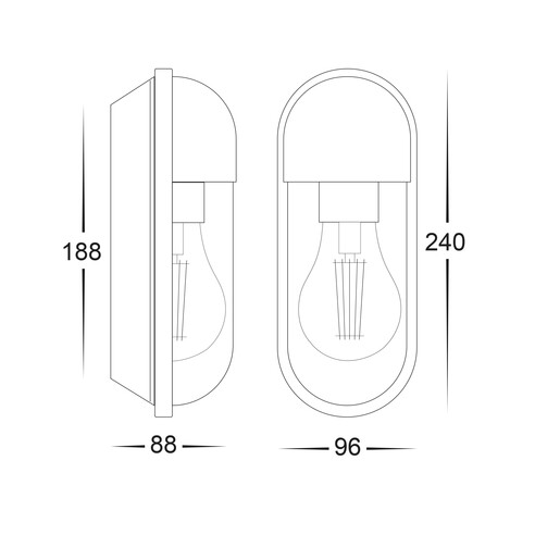 HV3512W-WHT - HV3512W-White - Lume Polycarbonate HV3512W-WHT