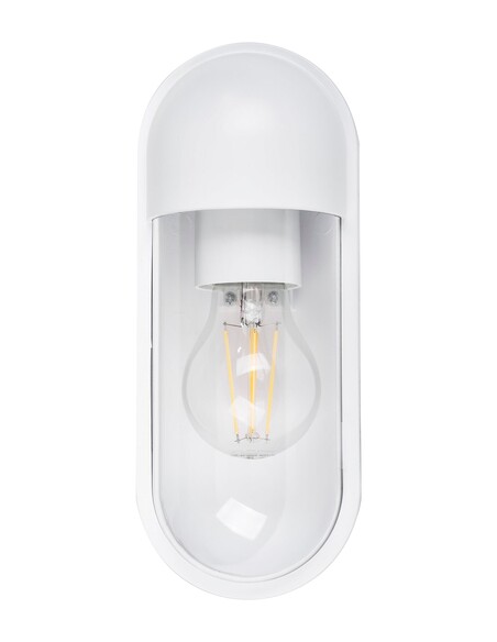 LUME White Polycarbonate Wall Light - HV3512W-WHTHV3512W-WHT