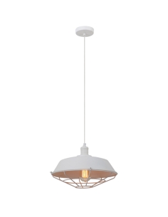 MATRIX-W - MATRIX Industrial Iron Dome & Cage Pendant LightsMATRIX-W