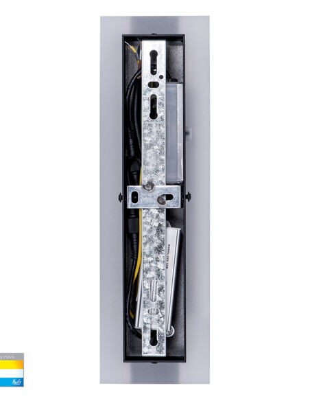 BARLINE Black 300mm Surface Mounted Barline Wall HV3571T-BLK