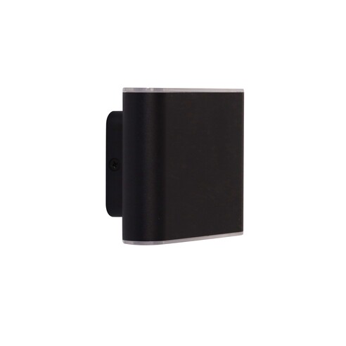 UA7362BK - Wash 2x3w LED IP65 Exterior Wall Light UA7362BK