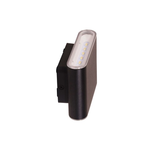 UA7362BK - Wash 2x3w LED IP65 Exterior Wall Light UA7362BK