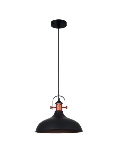 NARVIK2 - NARVIK Industrial Scandinavian Dome Shape With Copper Plating Pendant Lights