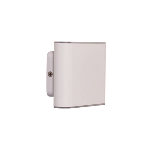 UA7362WH - Wash 2x3w LED IP65 Exterior Wall Light White