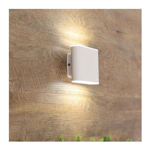 UA7362WH - Wash 2x3w LED IP65 Exterior Wall Light WhiteUA7362WH 2