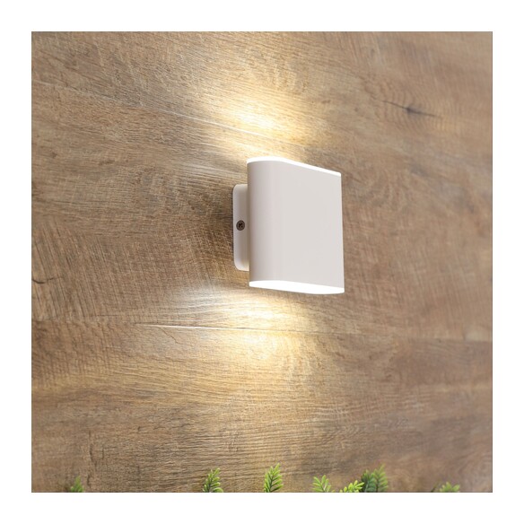 UA7362WH - Wash 2x3w LED IP65 Exterior Wall Light UA7362WH