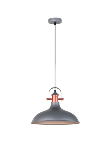 NARVIK3 - NARVIK Industrial Scandinavian Dome Shape With Copper Plating Pendant Lights