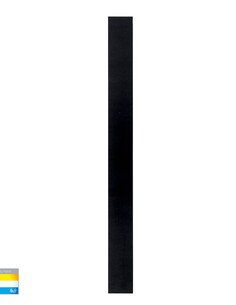 BARLINE Black 1000mm Surface Mounted Barline Wall Light - HV3574T-BLK