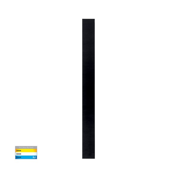 HV3574T-BLK - HV3574T-Black - Barline Shadow Aluminium Black 1000mm Wall Light