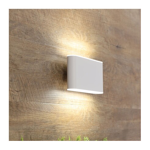 UA7363WH - Wash 2x6w LED IP65 Exterior Wall Light UA7363WH