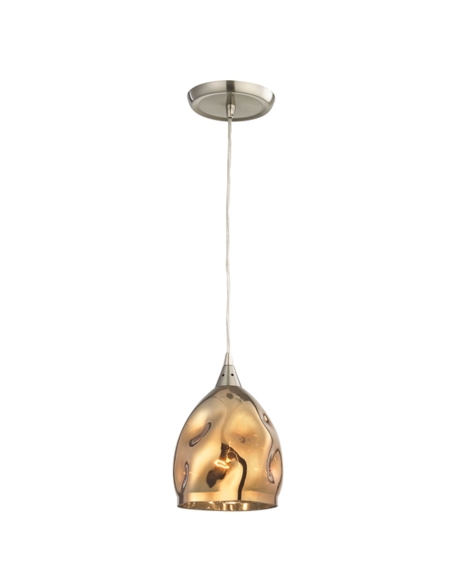 ORDITO3 - ORDITO Abstract Chrome With Glass Ellipse Pendant Lights - Material: Chrome Metal With Glass Shape: Ellipse Lamp Ho...