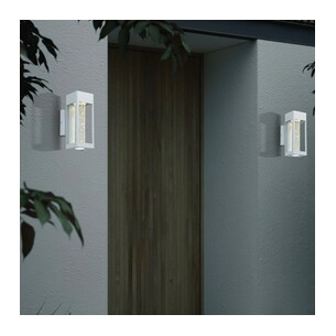 HOLLIS EX25-WH - HOLLIS 25 EXTERIOR WALL LIGHT - WHITEHOLLIS EX25-WH 2