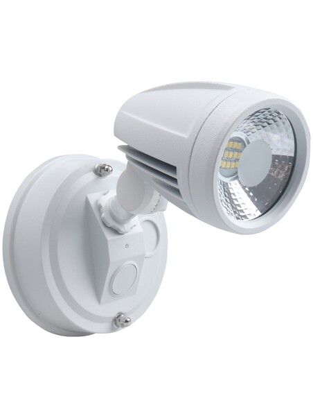 Illume Exterior Wall Light 1 White - ILLUME EX1-WH
